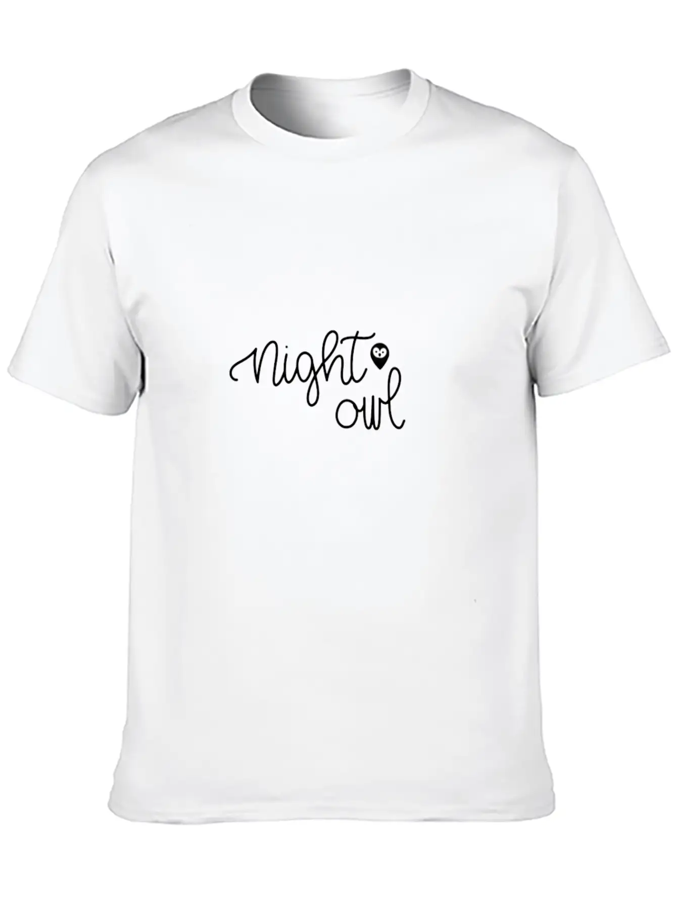 NIGHT OWL Unisex Casual T-Shirt – Clean Design For Daily Comfort