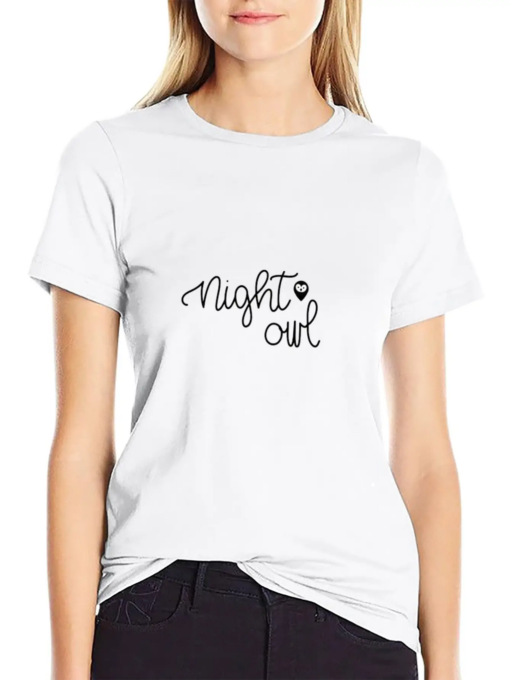NIGHT OWL Unisex Casual T-Shirt – Clean Design For Daily Comfort