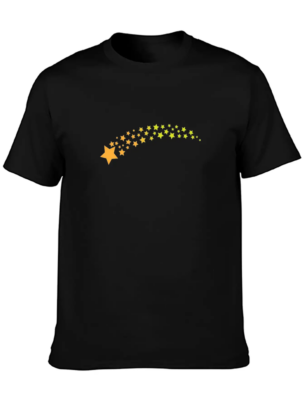 Night Sky With Many Stars Breathable Soft Cotton T-Shirt – Timeless Casual Look