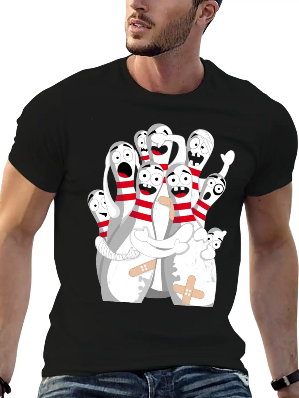 Nightmare Bowling Relaxed Everyday Tee – Lightweight And Durable Cotton