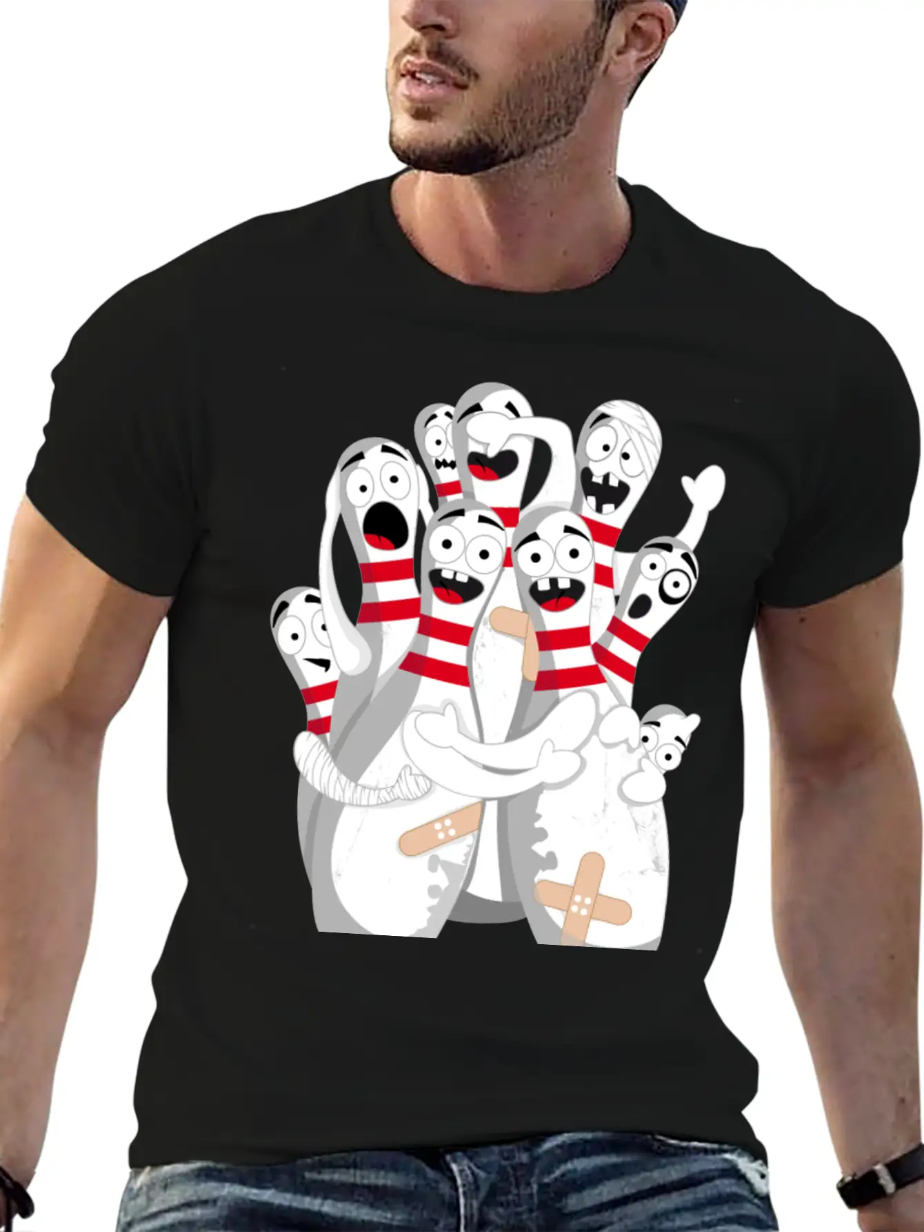 Nightmare Bowling Relaxed Everyday Tee – Lightweight And Durable Cotton