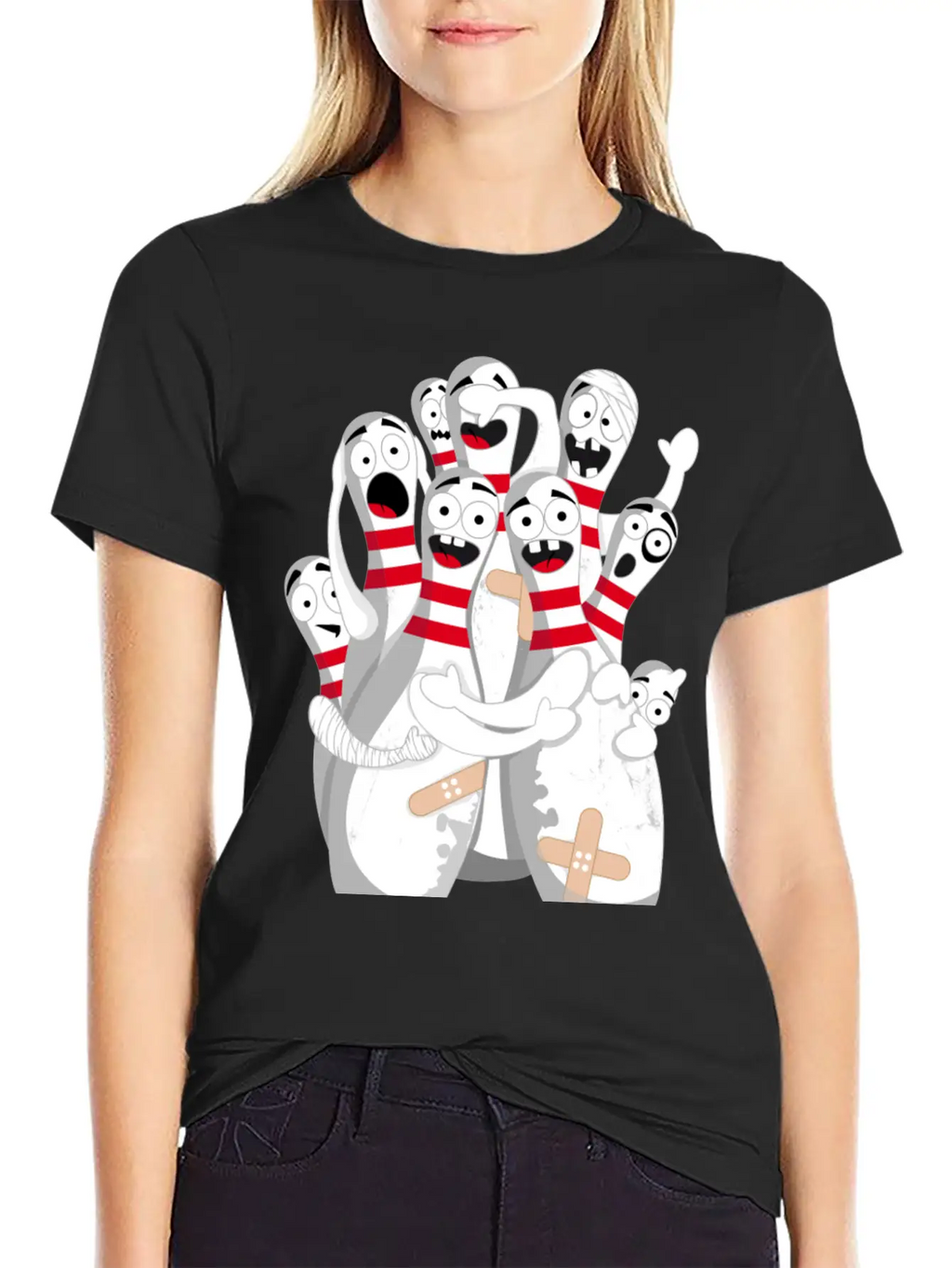 Nightmare Bowling Relaxed Everyday Tee – Lightweight And Durable Cotton