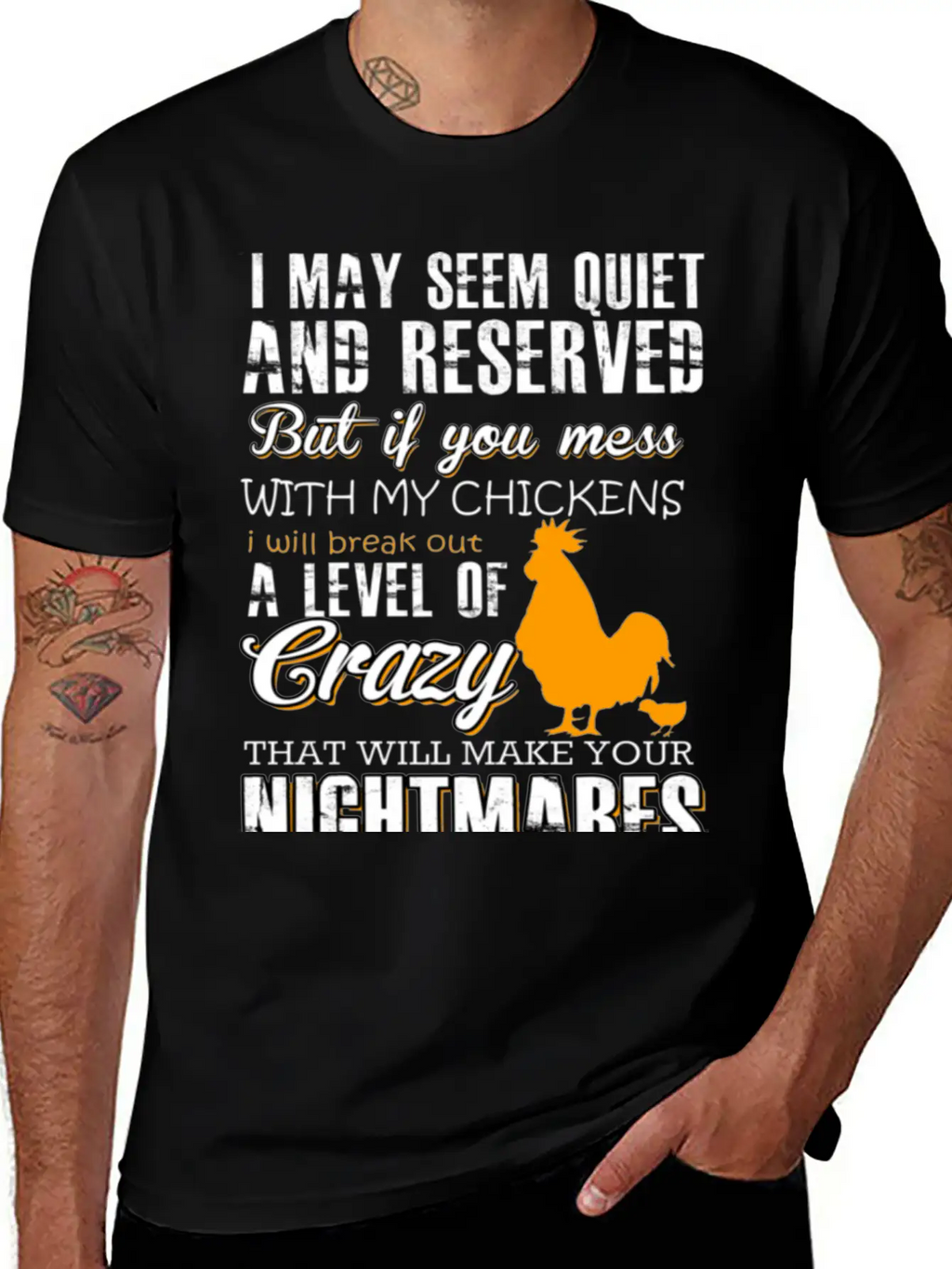 NIGHTMARES Modern Fit Casual T-Shirt – Clean And Versatile Design