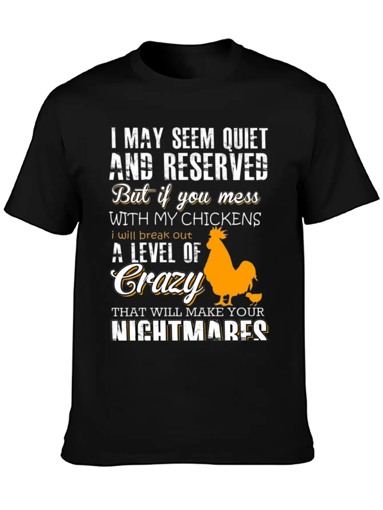 NIGHTMARES Modern Fit Casual T-Shirt – Clean And Versatile Design