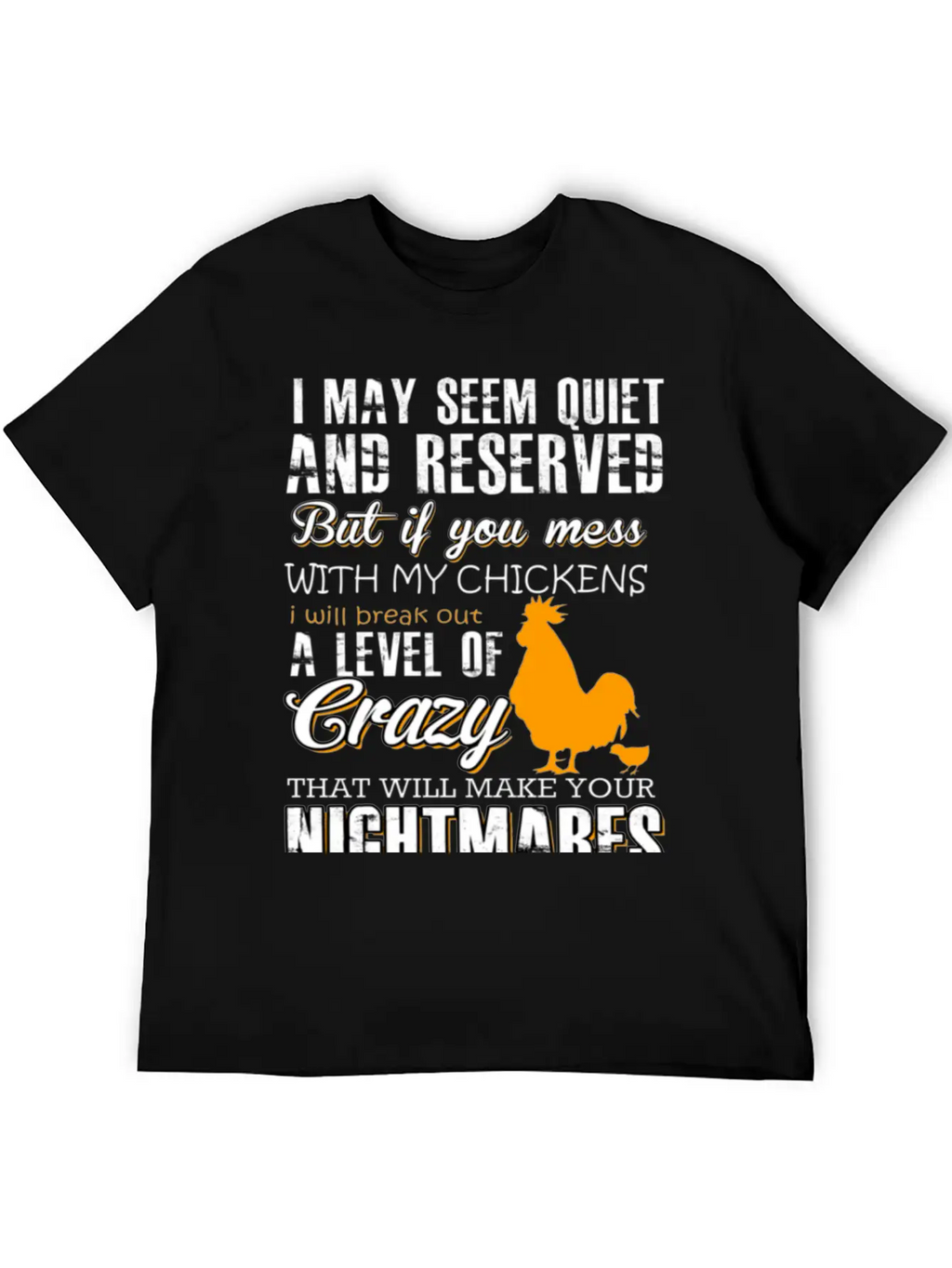 NIGHTMARES Modern Fit Casual T-Shirt – Clean And Versatile Design