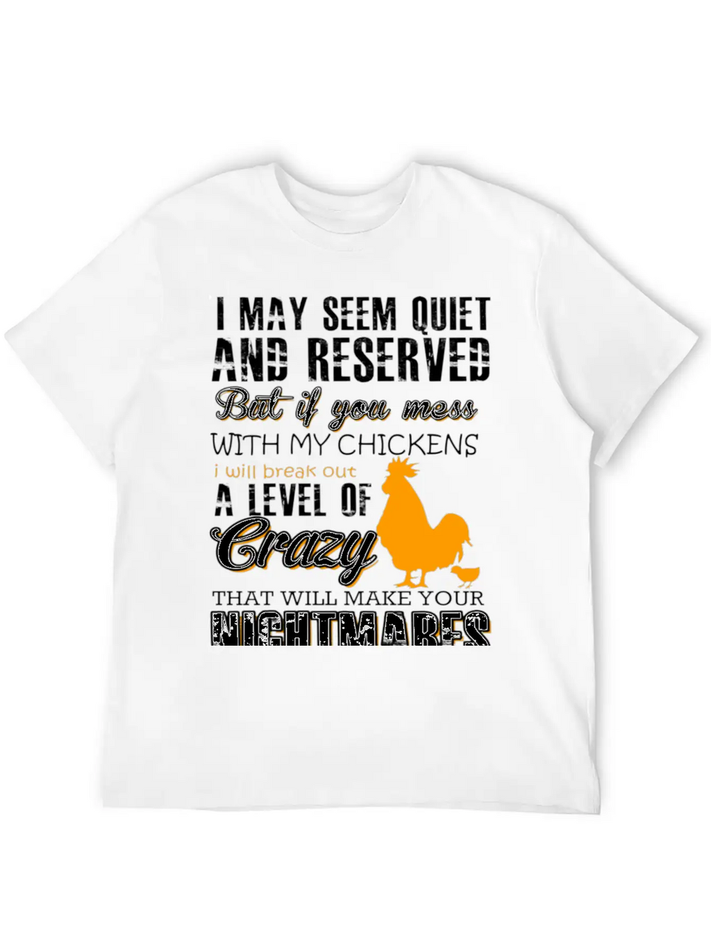 NIGHTMARES Modern Fit Casual T-Shirt – Clean And Versatile Design