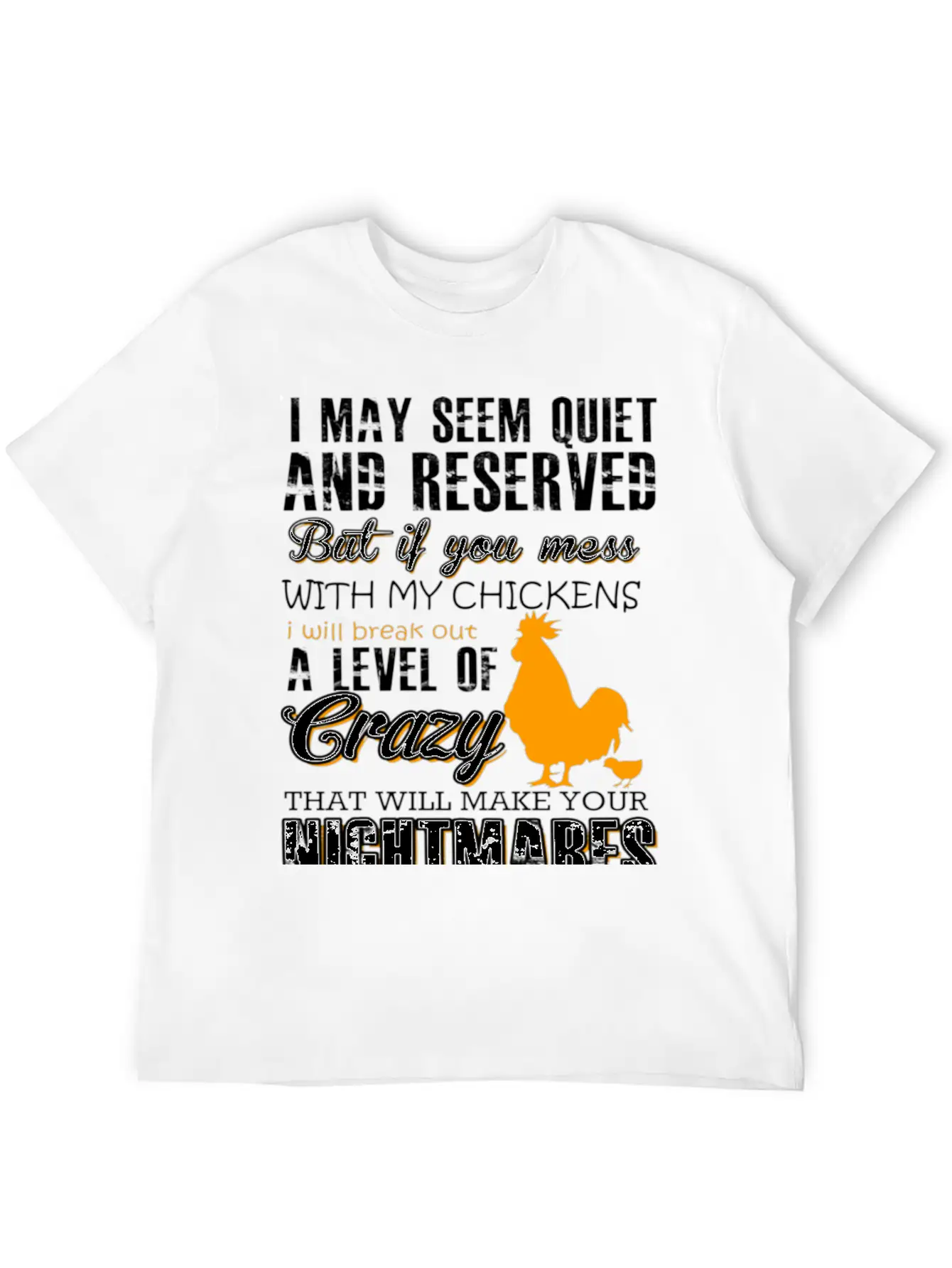 NIGHTMARES Modern Fit Casual T-Shirt – Clean And Versatile Design