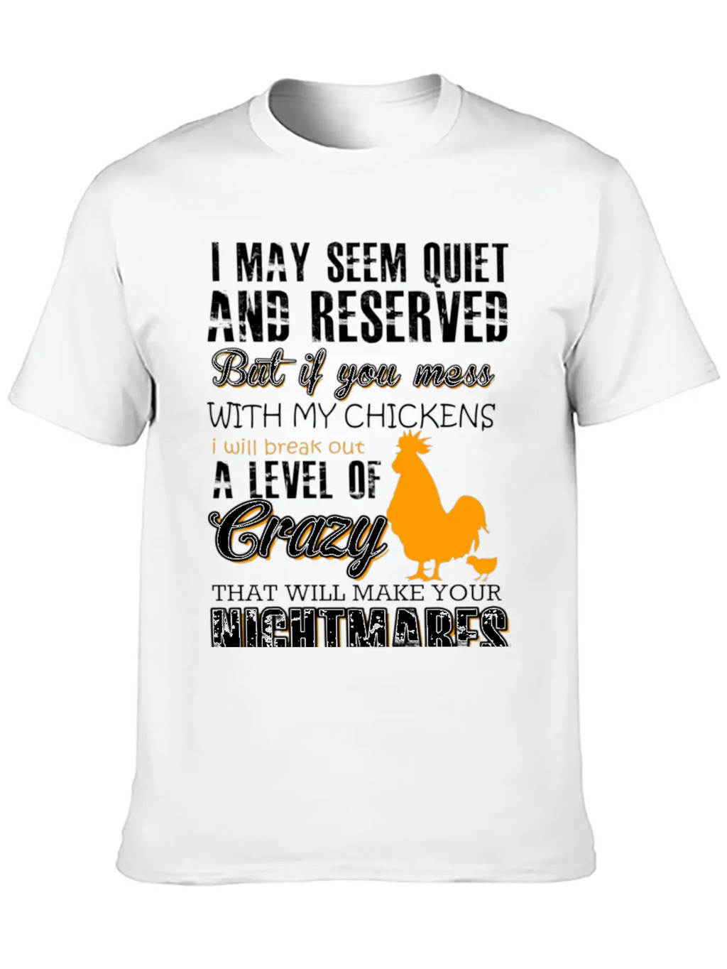NIGHTMARES Modern Fit Casual T-Shirt – Clean And Versatile Design