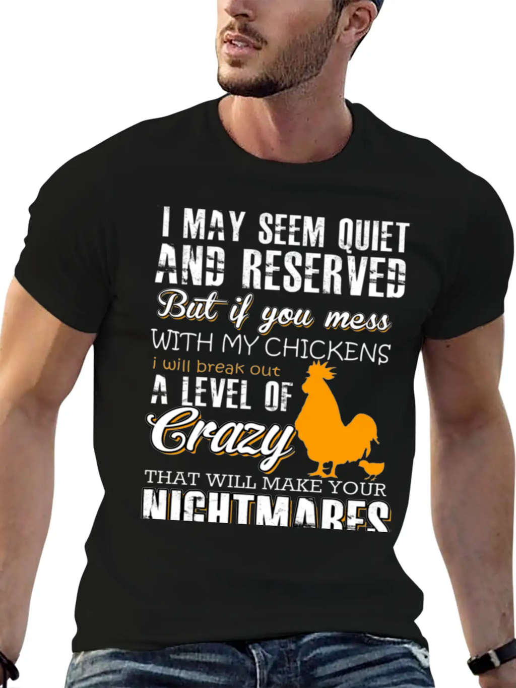 NIGHTMARES Modern Fit Casual T-Shirt – Clean And Versatile Design
