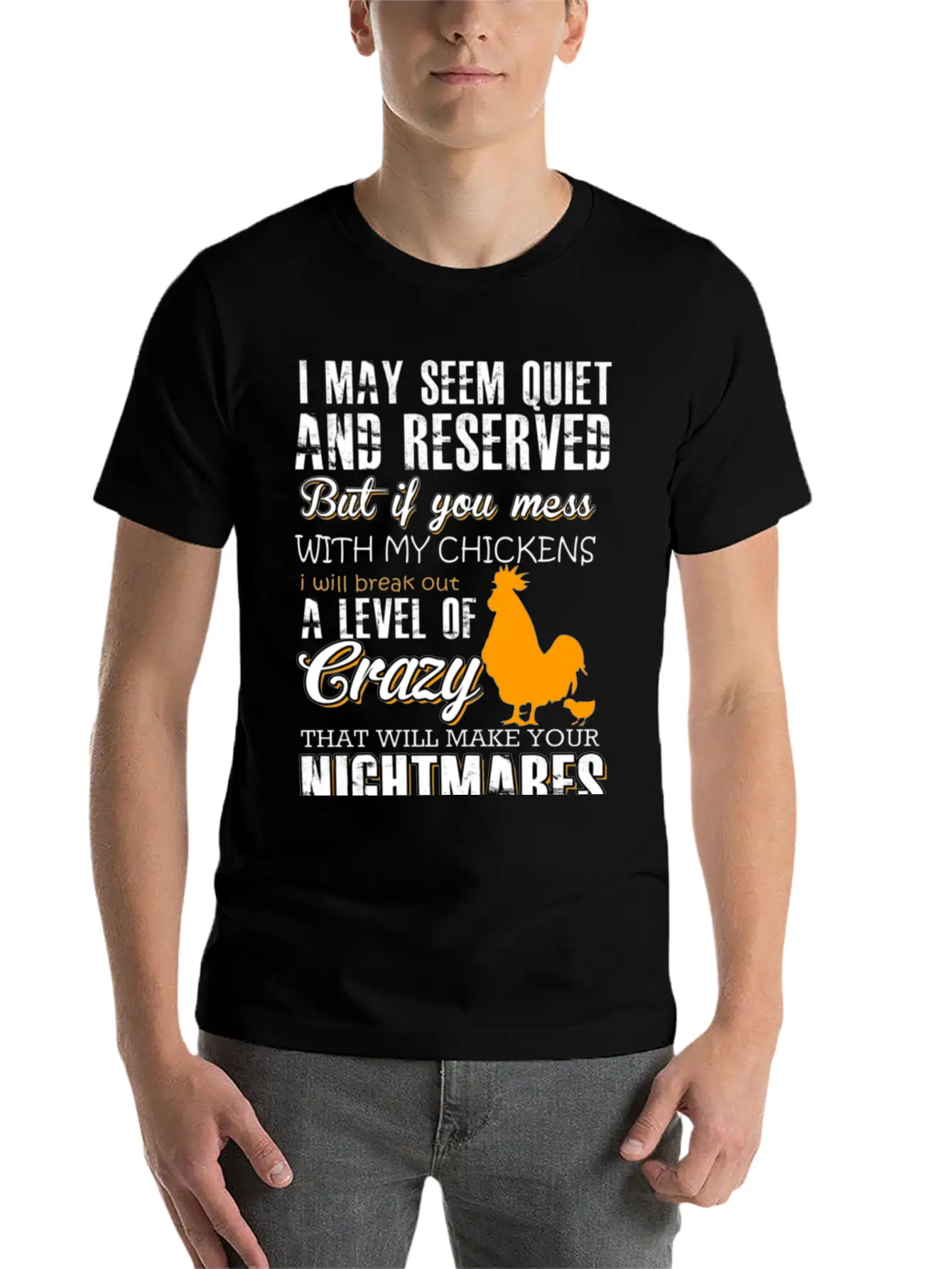 NIGHTMARES Modern Fit Casual T-Shirt – Clean And Versatile Design