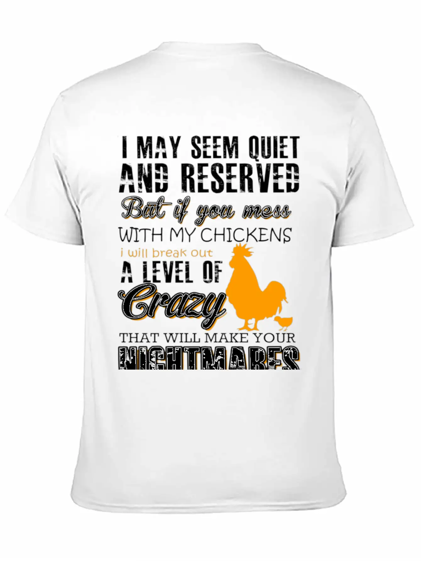 NIGHTMARES Modern Fit Casual T-Shirt – Clean And Versatile Design