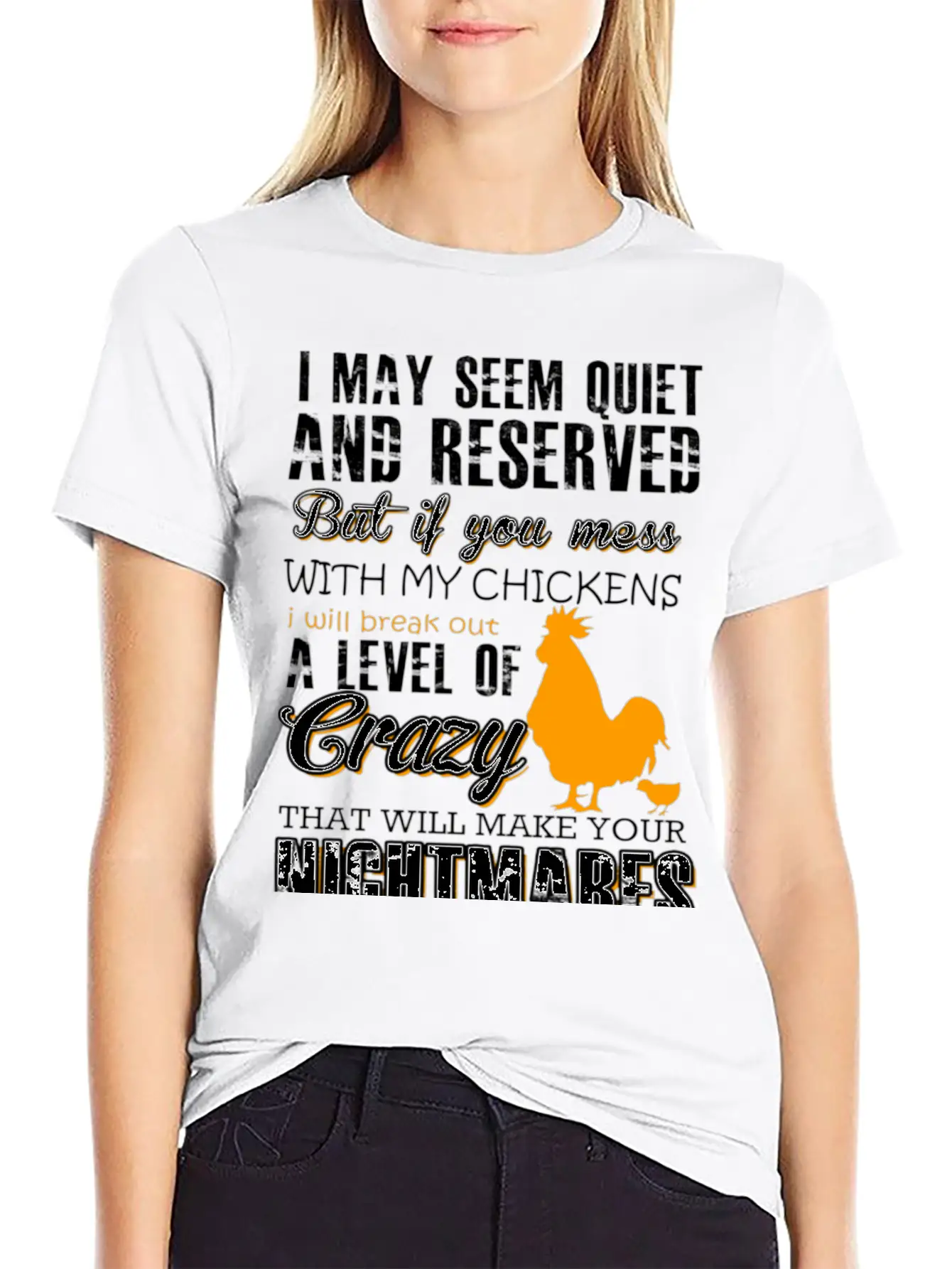 NIGHTMARES Modern Fit Casual T-Shirt – Clean And Versatile Design