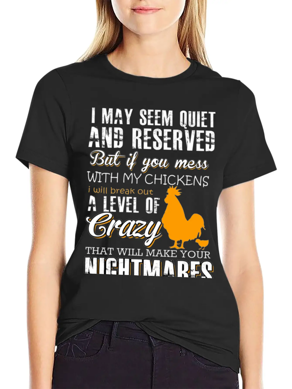 NIGHTMARES Modern Fit Casual T-Shirt – Clean And Versatile Design