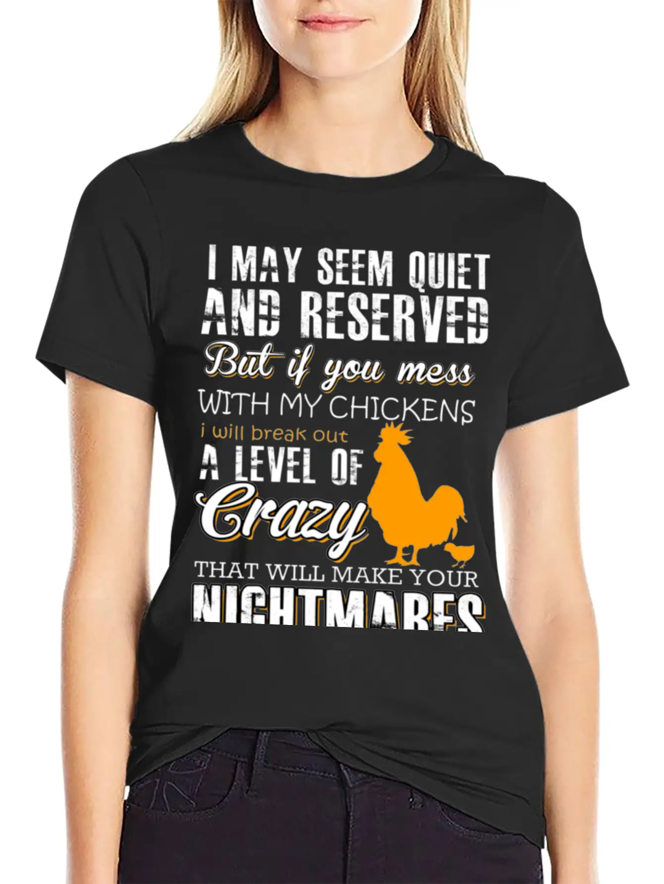 NIGHTMARES Modern Fit Casual T-Shirt – Clean And Versatile Design