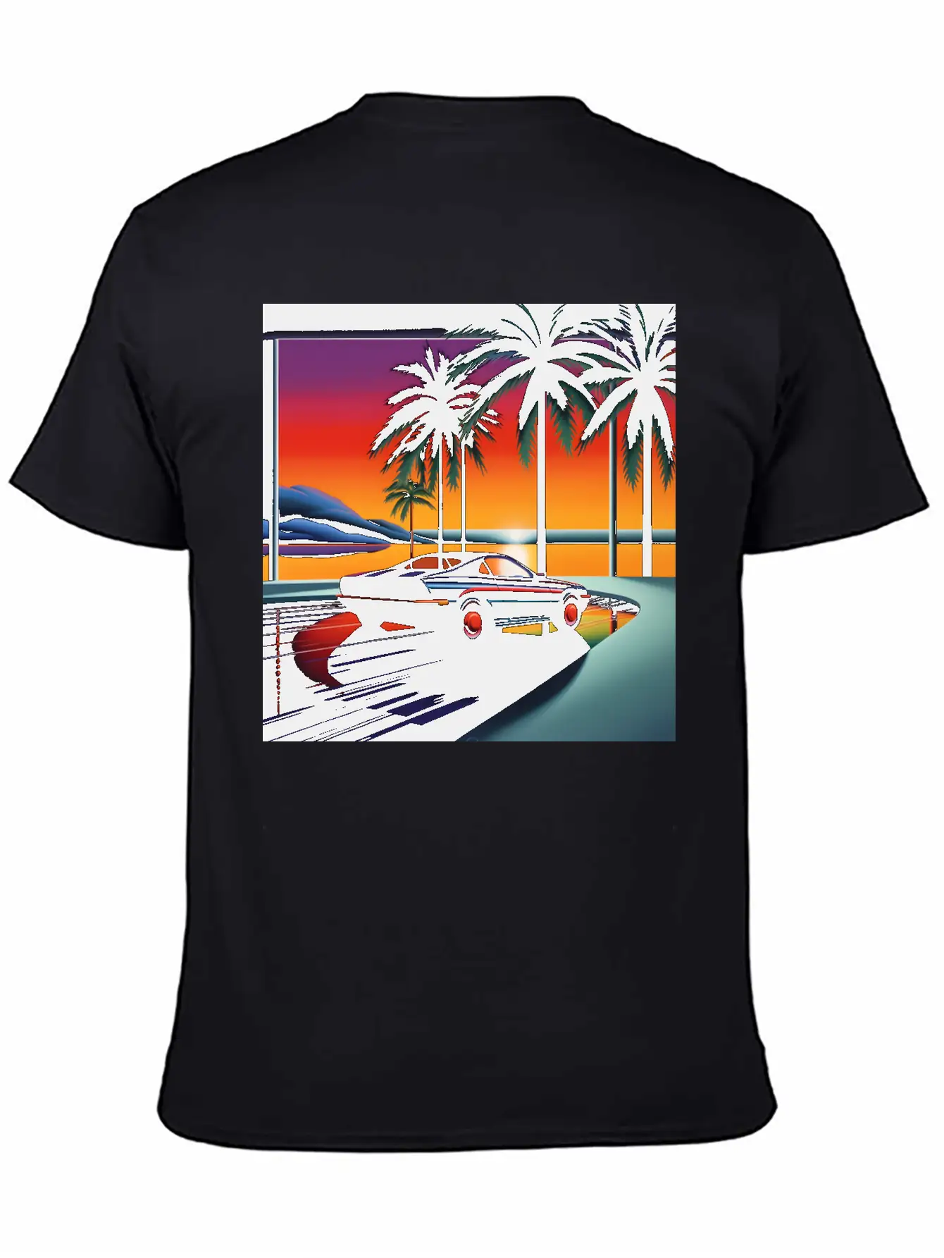 Nightscape Urban Hiroshi Nagai Abstract Breathable Soft Cotton T-Shirt – Timeless Casual Look