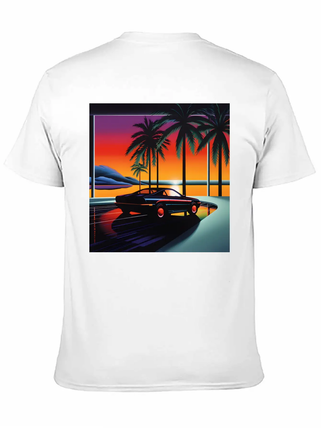 Nightscape Urban Hiroshi Nagai Abstract Breathable Soft Cotton T-Shirt – Timeless Casual Look