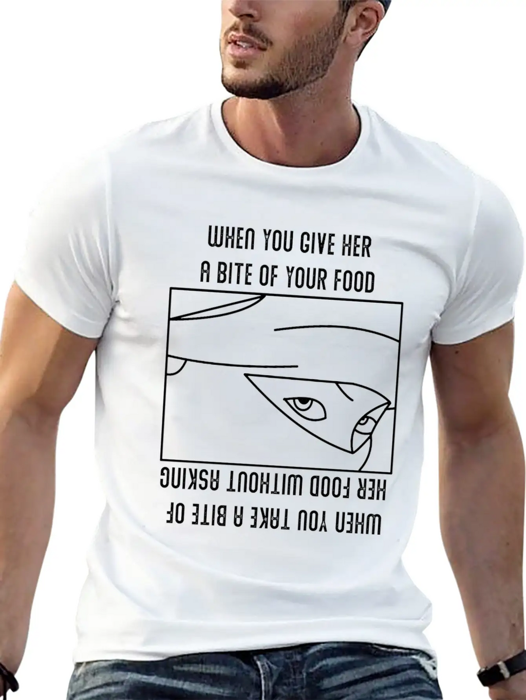 Ninja Flip Shirt Hijab Optical Illusion Gift Breathable Soft Cotton T-Shirt – Timeless Casual Look