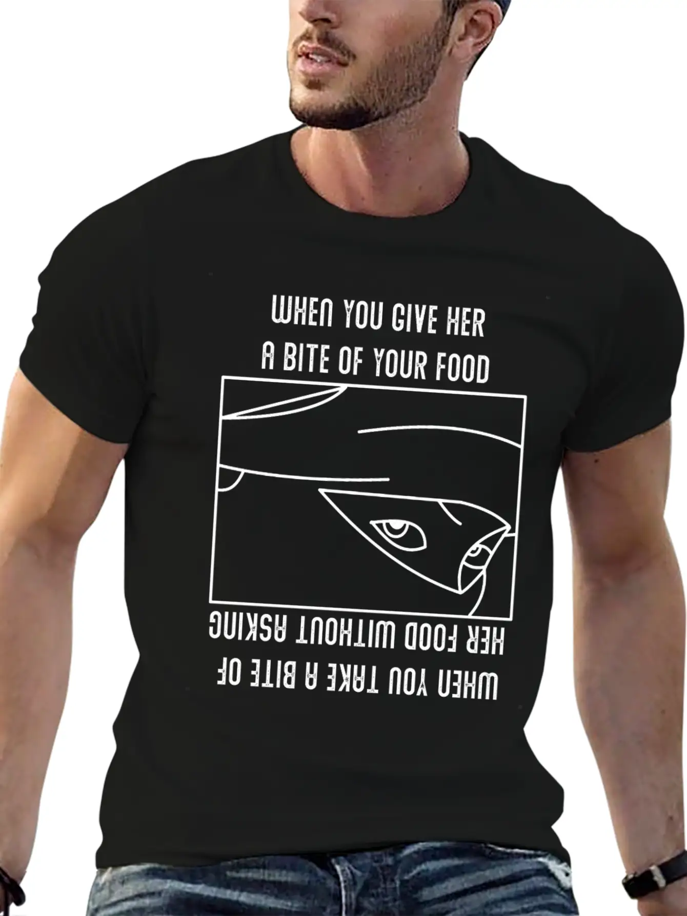 Ninja Flip Shirt Hijab Optical Illusion Gift Breathable Soft Cotton T-Shirt – Timeless Casual Look