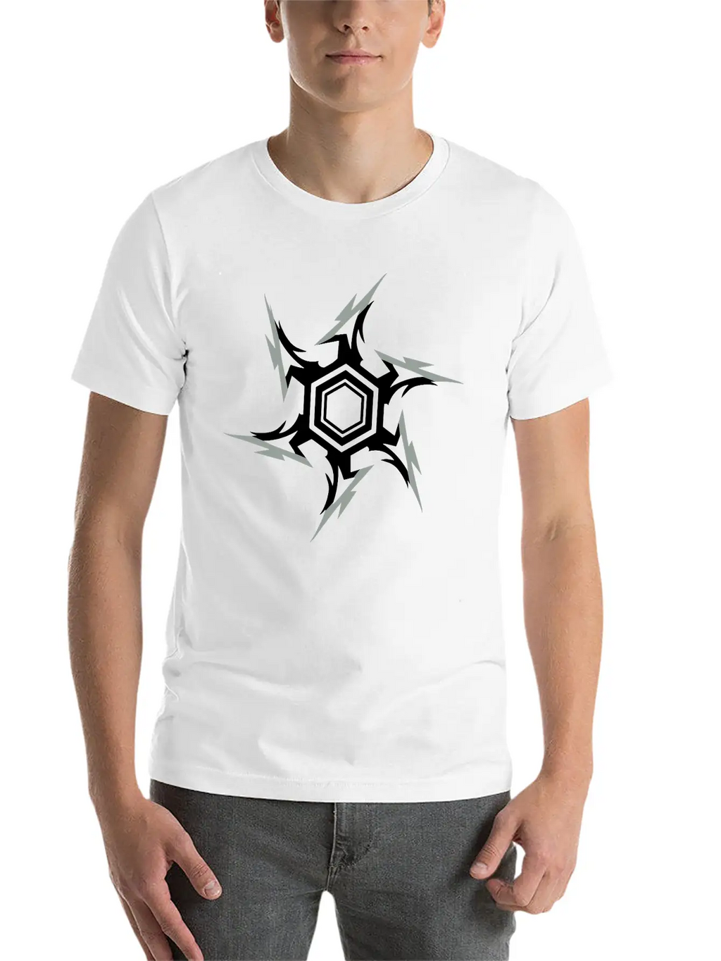 Ninja Throwing Star Breathable Graphic T-Shirt – Perfect For Casual Days