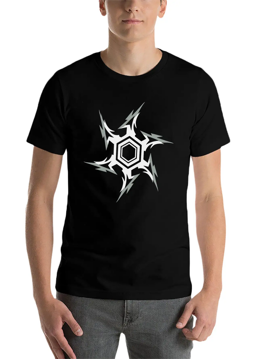 Ninja Throwing Star Breathable Graphic T-Shirt – Perfect For Casual Days