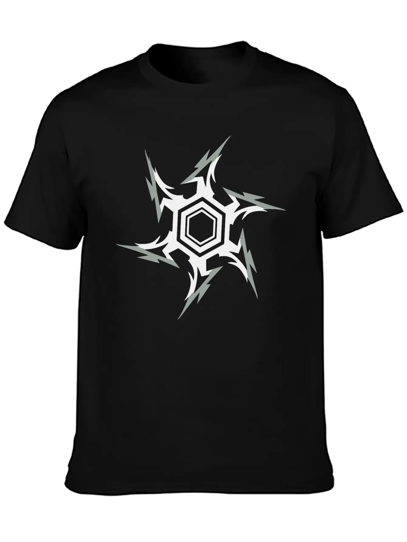 Ninja Throwing Star Breathable Graphic T-Shirt – Perfect For Casual Days