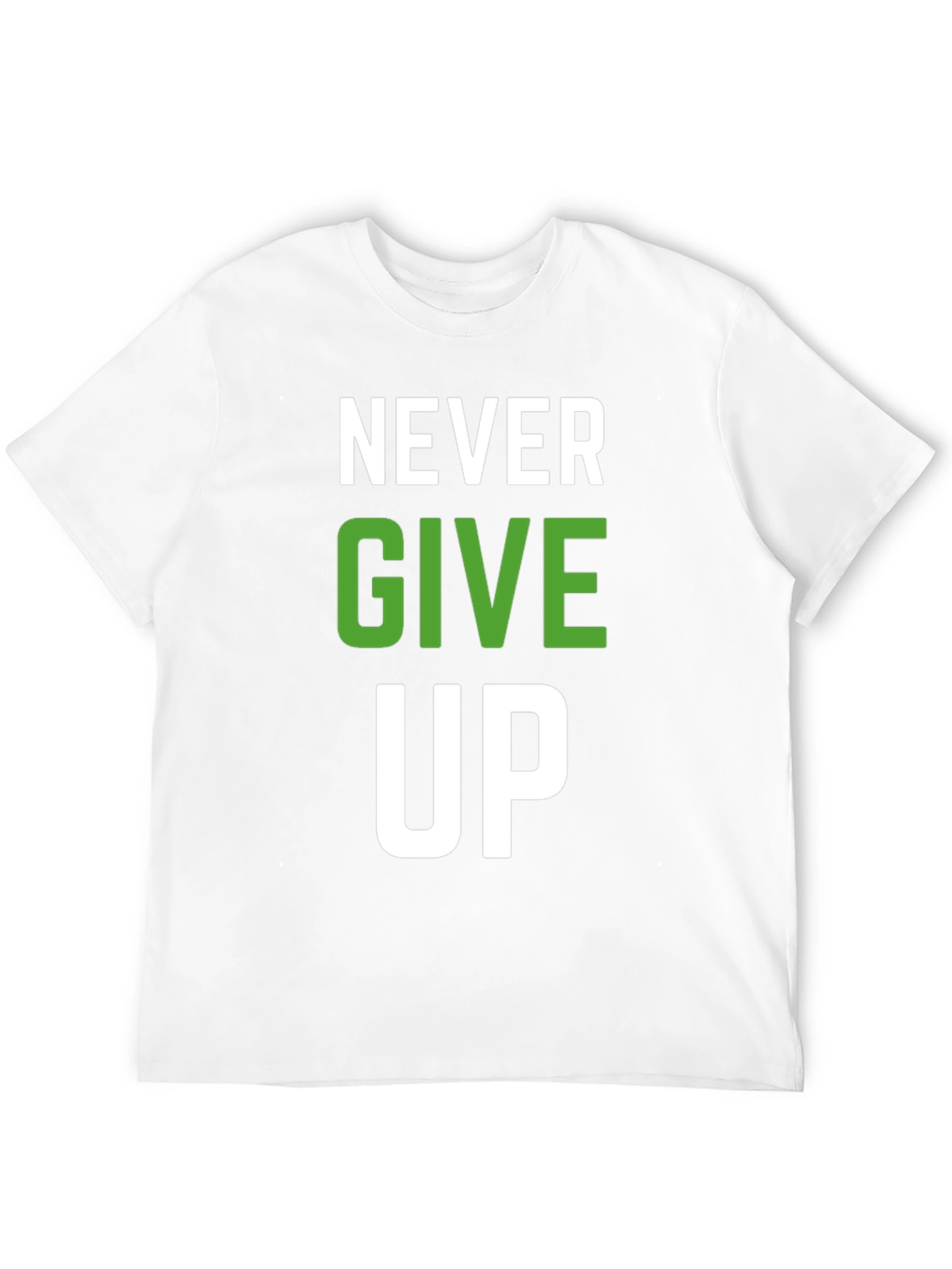 Never Give Up Graphic T-Shirt - Motivational Design