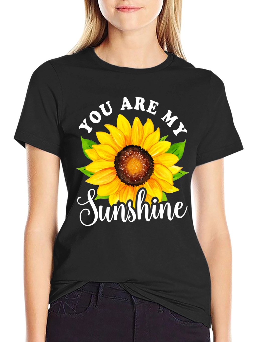 You Are My Sunshine Sunflower Graphic Tee