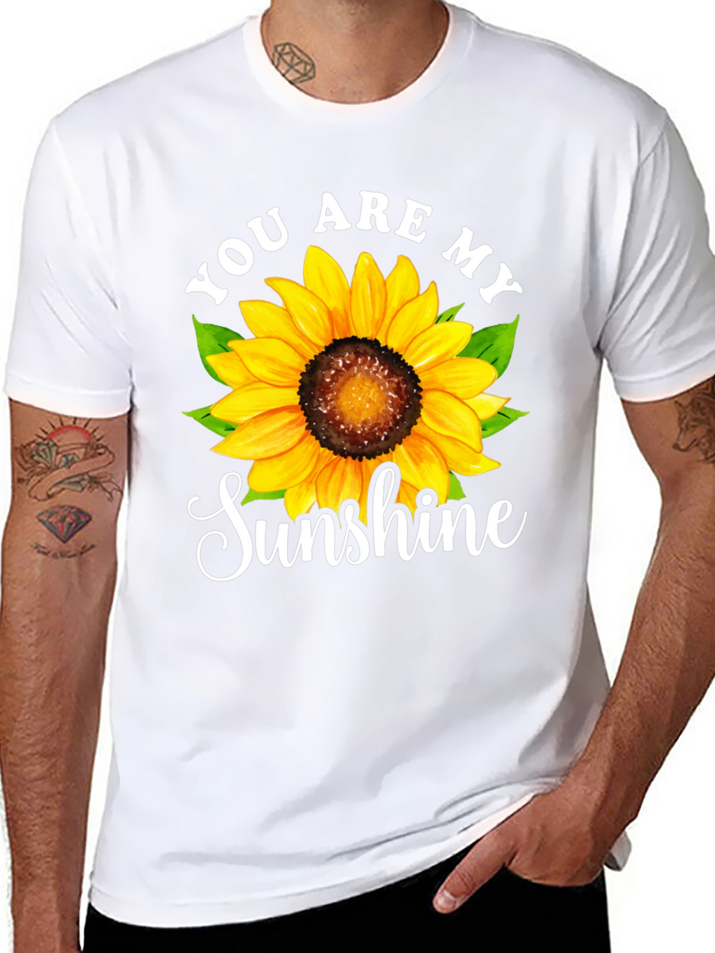 You Are My Sunshine Sunflower Graphic Tee