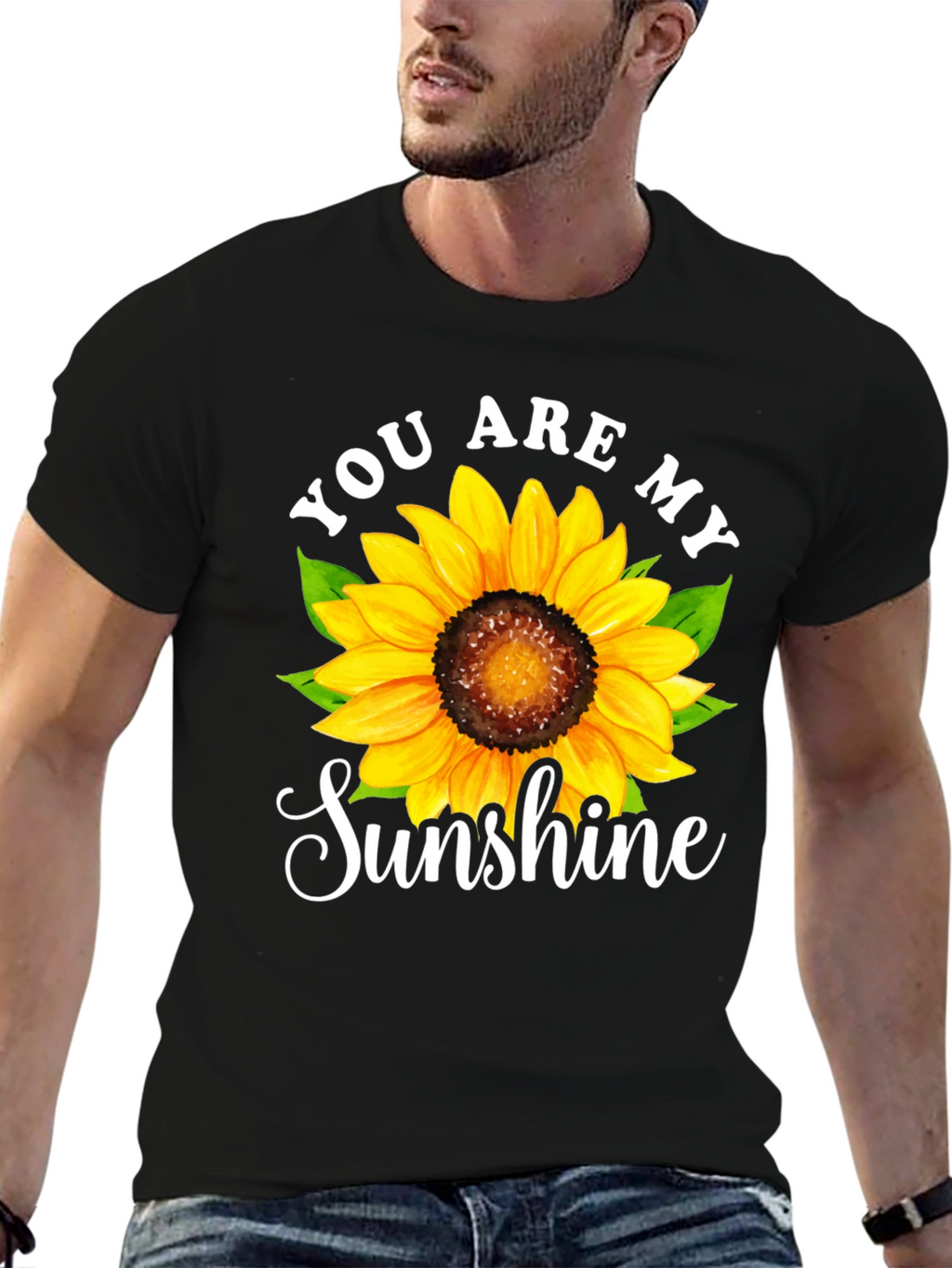 You Are My Sunshine Sunflower Graphic Tee