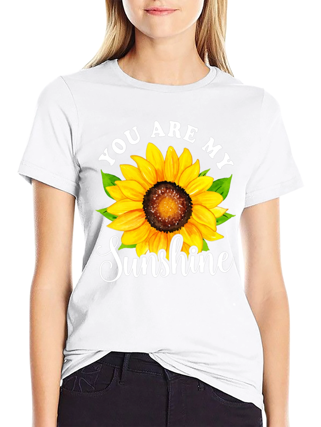 You Are My Sunshine Sunflower Graphic Tee