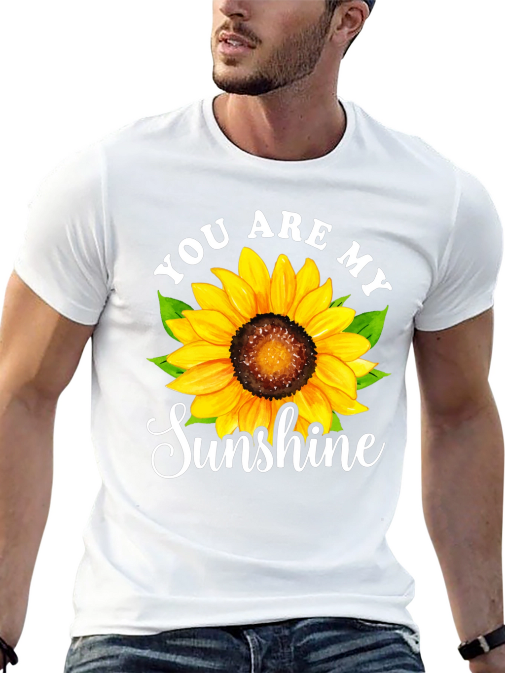 You Are My Sunshine Sunflower Graphic Tee