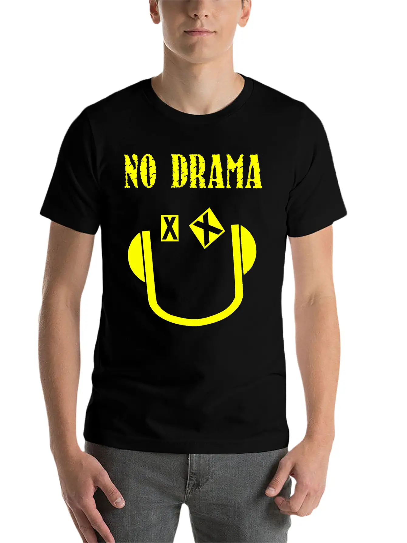 No Drama Breathable Graphic T-Shirt – Perfect For Casual Days