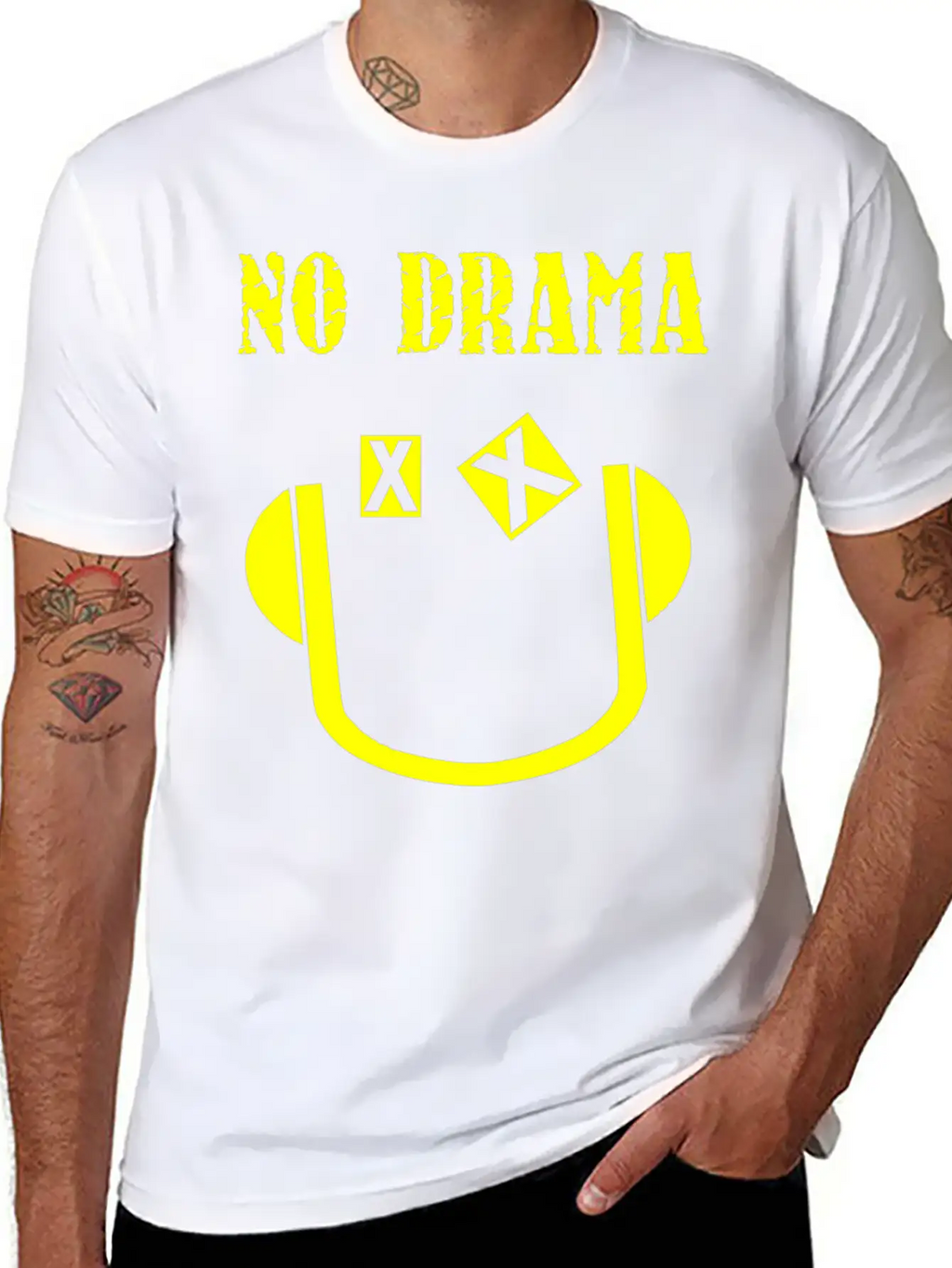 No Drama Breathable Graphic T-Shirt – Perfect For Casual Days