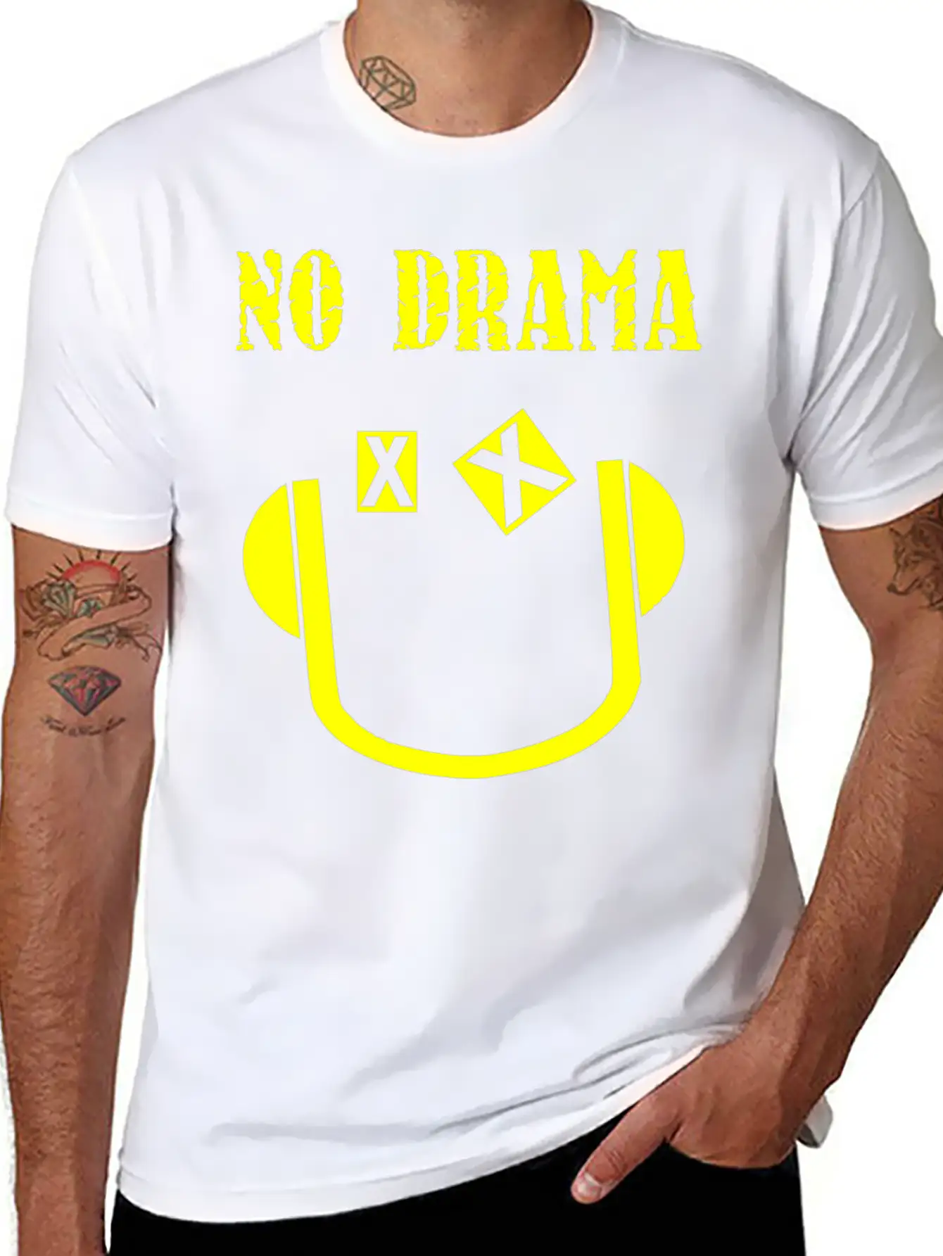 No Drama Breathable Graphic T-Shirt – Perfect For Casual Days