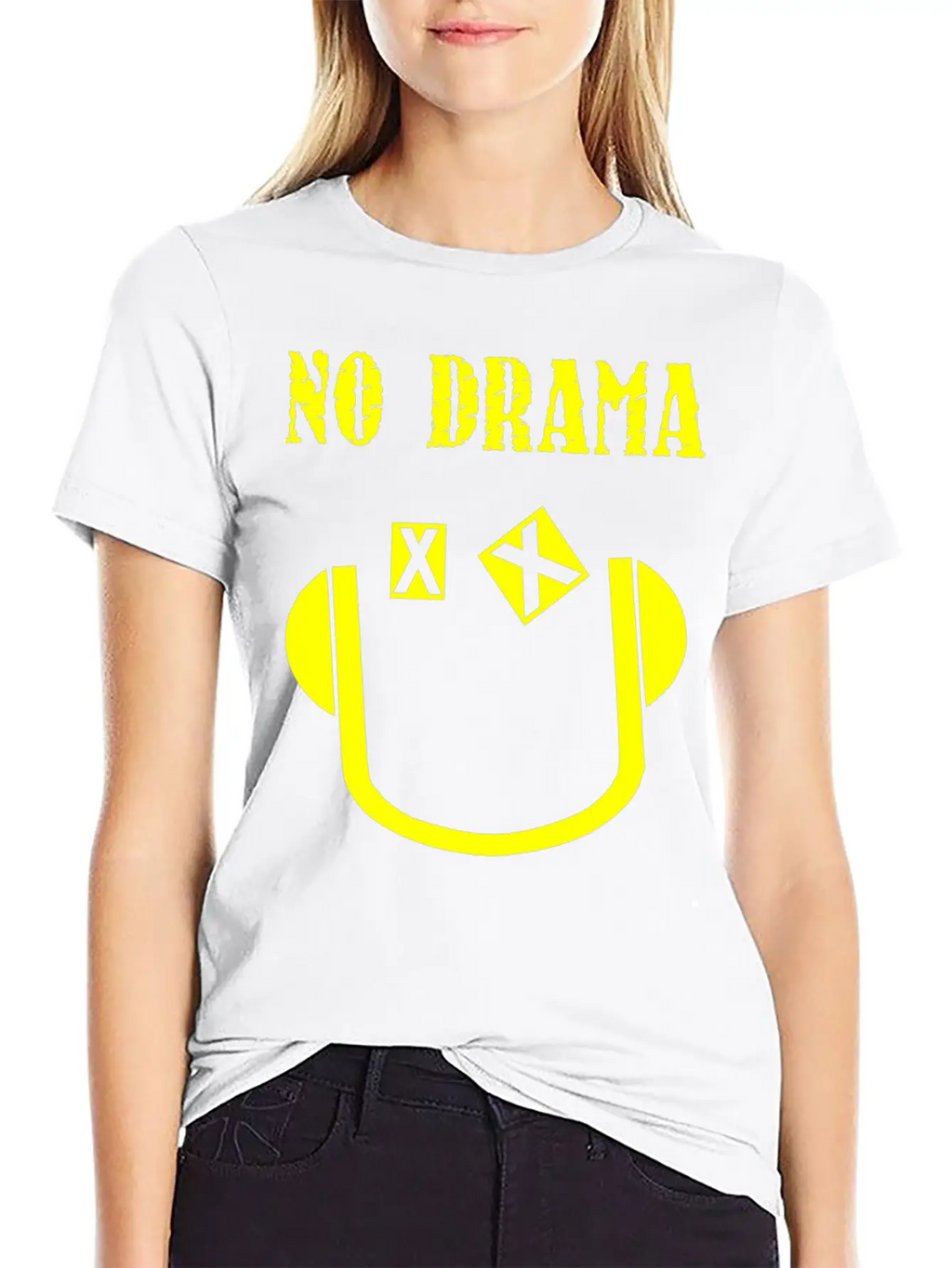 No Drama Breathable Graphic T-Shirt – Perfect For Casual Days