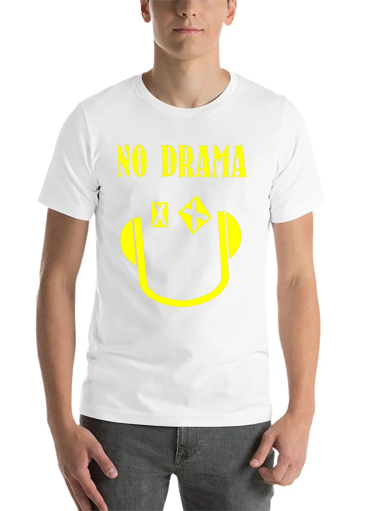 No Drama Breathable Graphic T-Shirt – Perfect For Casual Days
