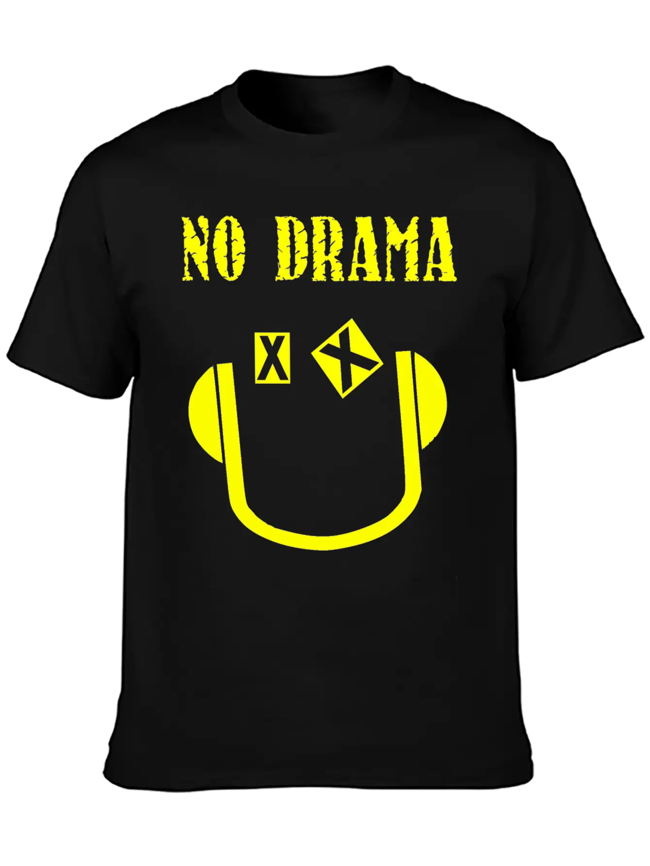 No Drama Breathable Graphic T-Shirt – Perfect For Casual Days