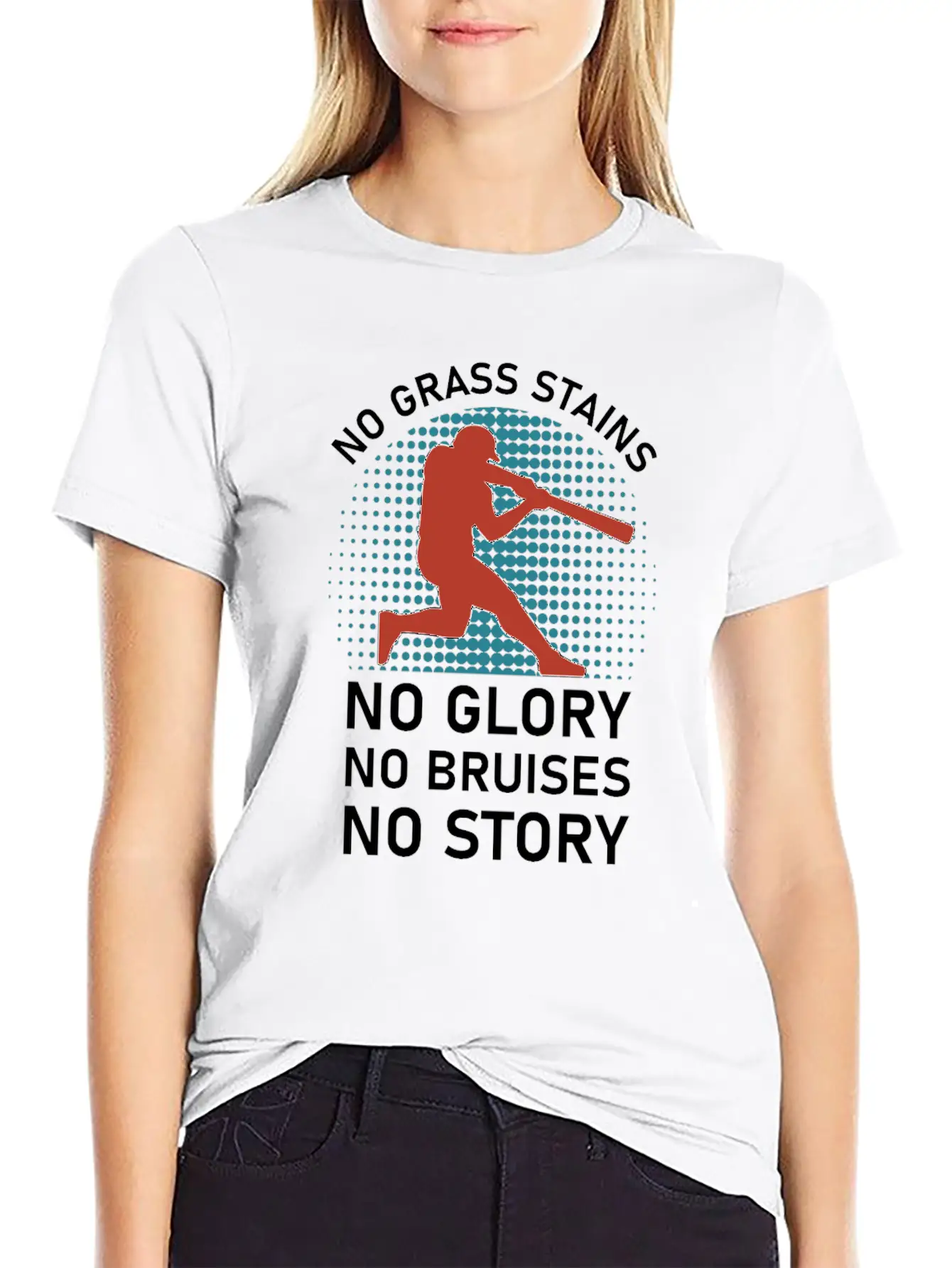 No Grass Stains No Glory No Bruises No Story Classic Cotton Tee – Unisex Comfort For Any Season