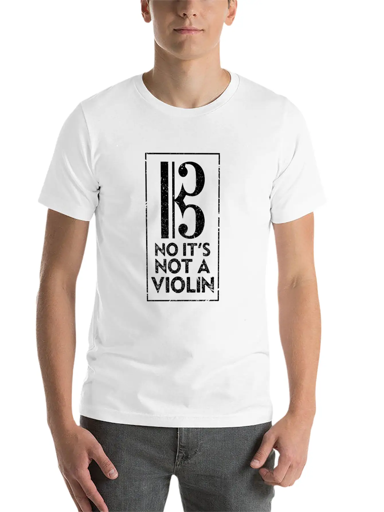 No It's Not A Violin Stylish Everyday T-Shirt – Unisex Basic Cotton Tee