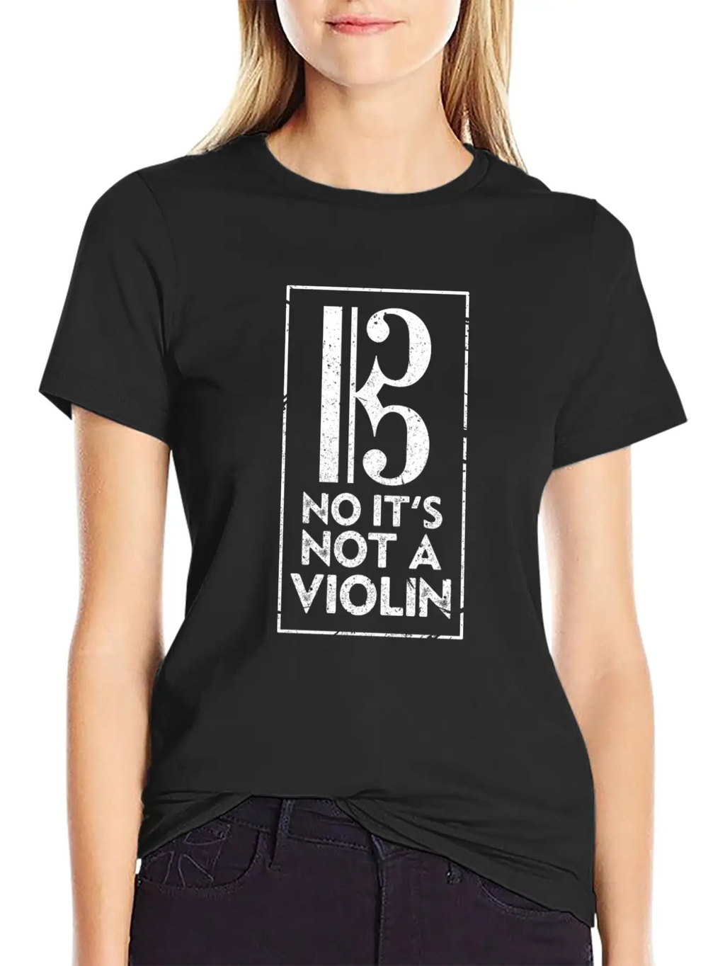 No It's Not A Violin Stylish Everyday T-Shirt – Unisex Basic Cotton Tee
