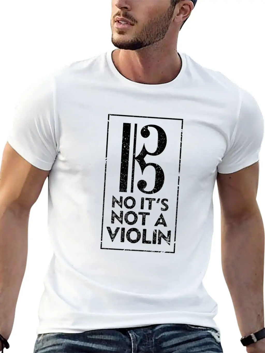 No It's Not A Violin Stylish Everyday T-Shirt – Unisex Basic Cotton Tee