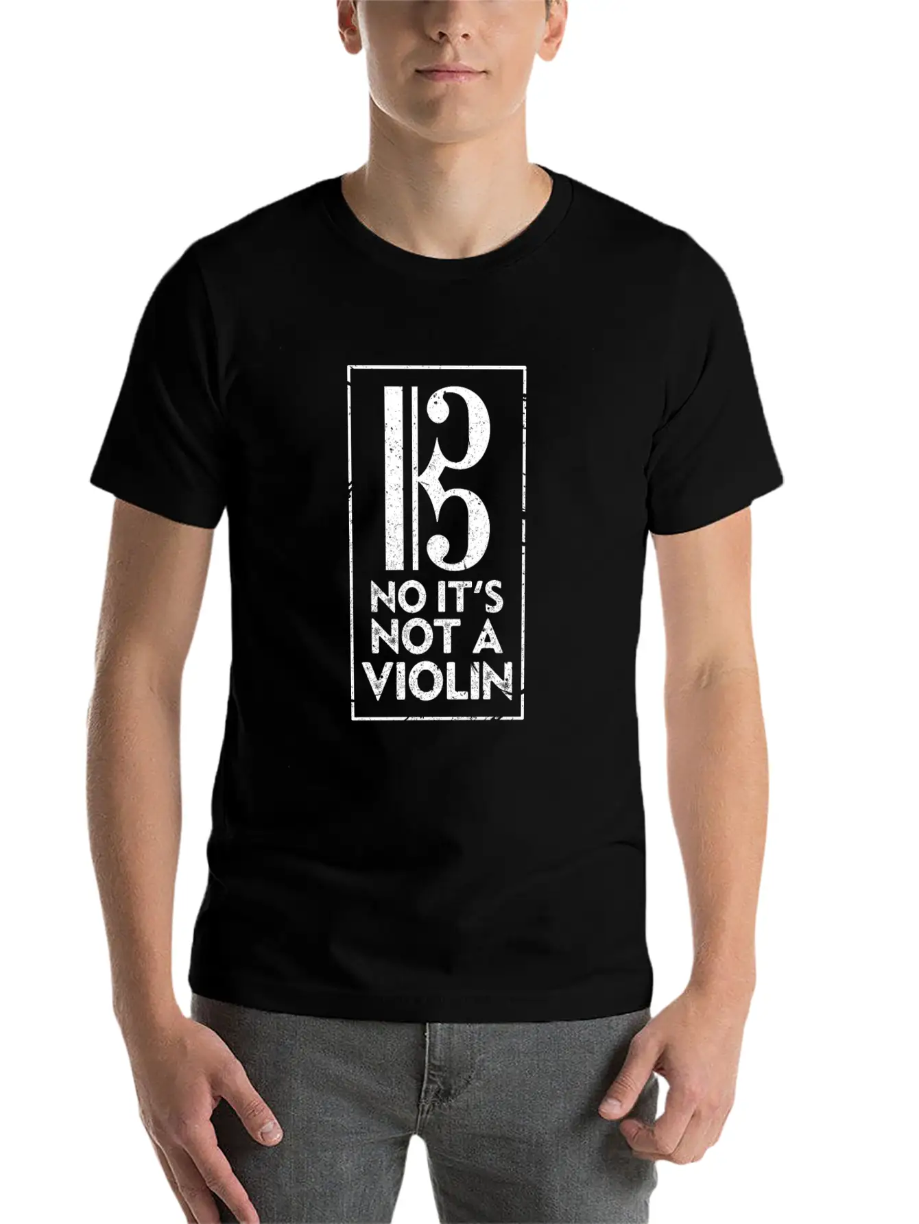 No It's Not A Violin Stylish Everyday T-Shirt – Unisex Basic Cotton Tee