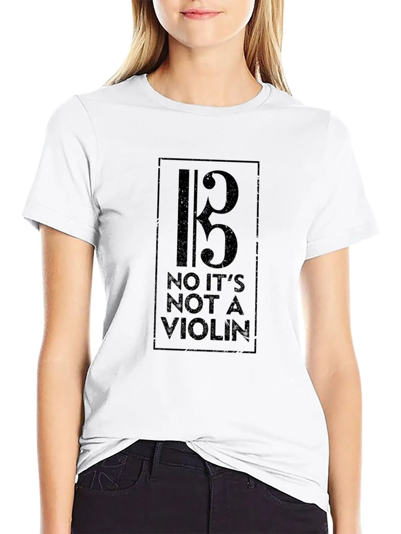 No It's Not A Violin Stylish Everyday T-Shirt – Unisex Basic Cotton Tee