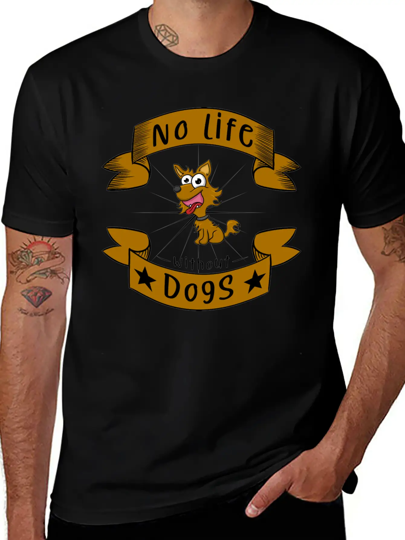 No Life Without Dogs Essential Unisex Summer Tee – Soft Cotton Casual Fit