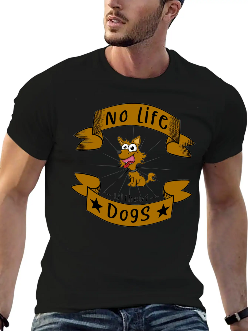 No Life Without Dogs Essential Unisex Summer Tee – Soft Cotton Casual Fit