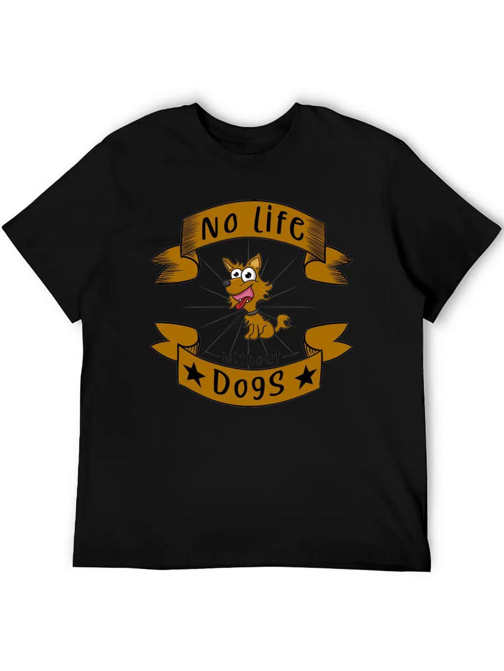 No Life Without Dogs Essential Unisex Summer Tee – Soft Cotton Casual Fit
