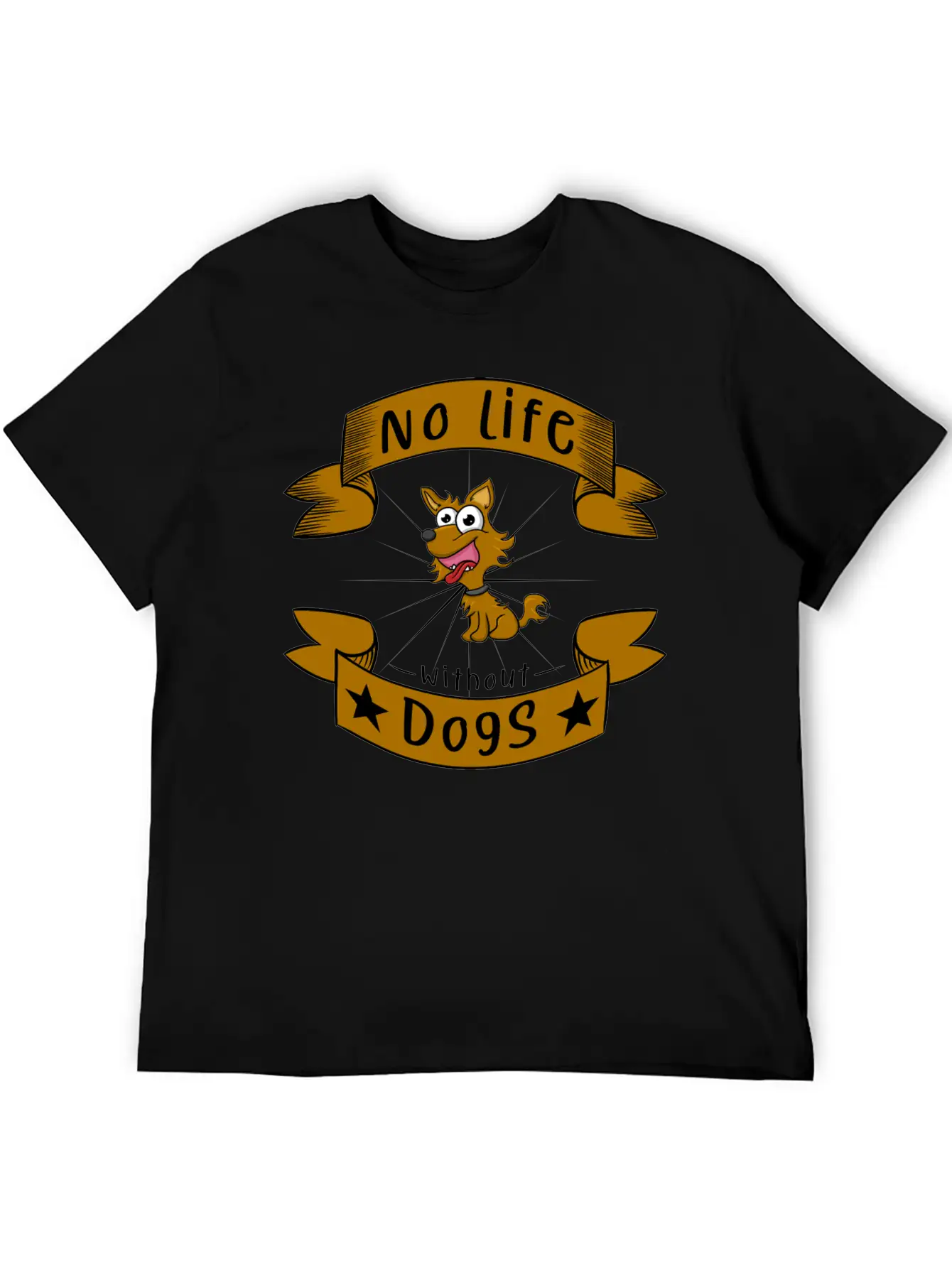 No Life Without Dogs Essential Unisex Summer Tee – Soft Cotton Casual Fit