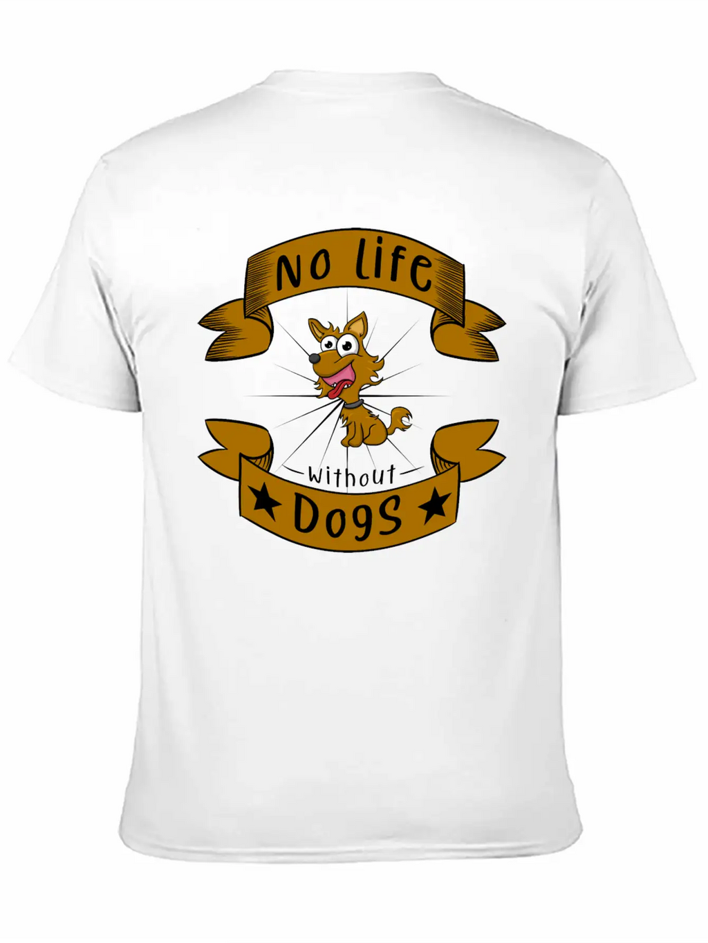 No Life Without Dogs Essential Unisex Summer Tee – Soft Cotton Casual Fit