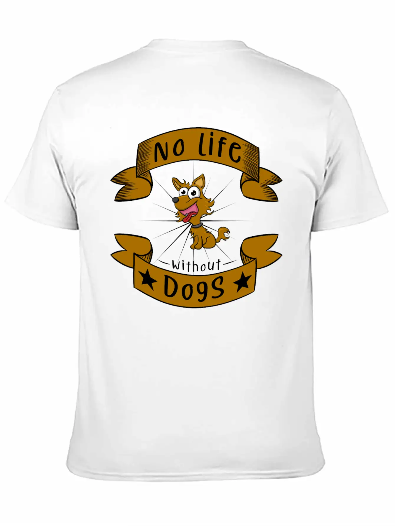 No Life Without Dogs Essential Unisex Summer Tee – Soft Cotton Casual Fit