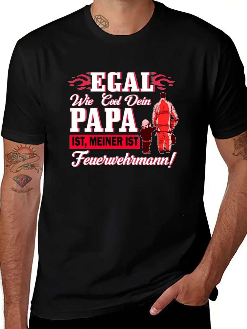 No Matter How Cool Your Dad Is Mine Is A Firefight Timeless Short Sleeve Tee – Comfy And Minimalist Design
